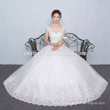 Nouveautés 2016 Ball Gown Designers Sweetheart Lace Appliqued Tulle Cheap Wedding Dress